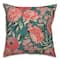 Pink and Red Flowers 18" x 18" Indoor / Outdoor Pillow